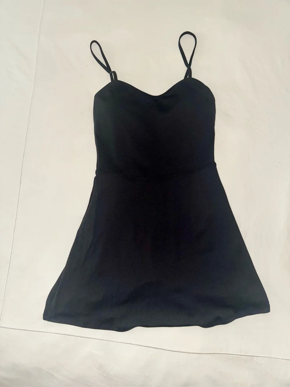 ALO Yoga Alosoft Courtside Tennis Dress - Black XS NWOT